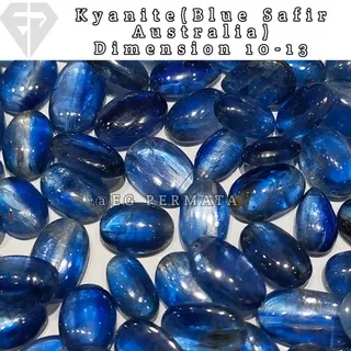 Batu kyanite natural atau batu blue safir australia asli