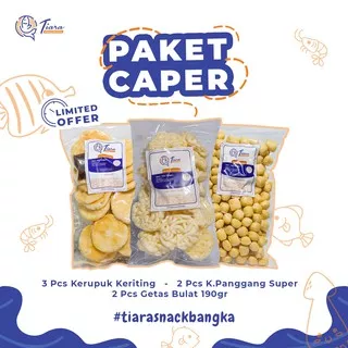 Kerupuk Ikan /Kemplang Panggang Bangk/ Getas Ikan Bangka (Paket Caper)