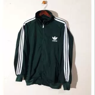 Tracktop Adidas Firebird Hijau List Putih