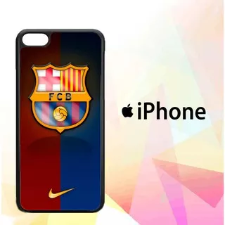 Casing Custom Hardcase iPhone 4/5/5C/6/6 Plus/7/7 Plus Barcelona Logo  Z0025 Case Cover