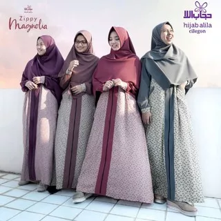 GAMIS ZIPPY NEW Magnolia by Hijab Alila dress syari terbaru terlaris best seller