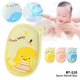 Wash Lap Mandi Bayi Sponge Busa Shower Puff Waslap Mandi Bayi Spons Lap Mandi BT-110