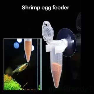 ALAT TEMPAT MAKAN IKAN OTOMATIS serbuk Shrimp Egg Polar Red Mini Aquarium Aquascape