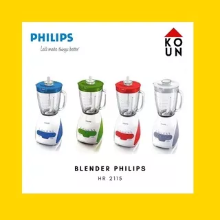 BLENDER PHILIPS HR 2115 / HR2115 / HR-2115 [PLASTIK / 2 LITER] (GARANSI RESMI) / JUICER BELING / PLASTIC / 100% ORIGINAL