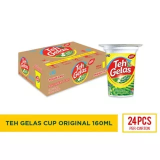 TEH GELAS 160ML 1 DUS ISI 24 CUP