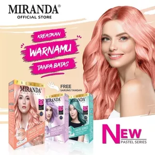 Miranda Hair Color Premium (Cat Rambut Permanen) Colorful Series 30ml