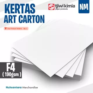 Kertas Art Paper F4 190gsm / Kertas Art Karton 190 gram / Art Carton Kertas Foto 190gr