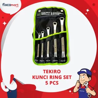  Tekiro Kunci Ring Set 5 Pcs (8-19 Mm) / Tekiro Box End Wrench Set