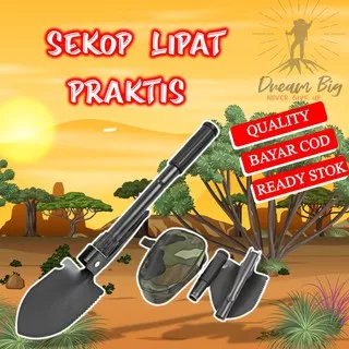 SEKOP LIPAT MULTIFUNGSI KEMAH CAMPING PORTABLE