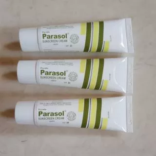 Parasol sunscreen cream white SPF 33 - sunblock krim - kuning