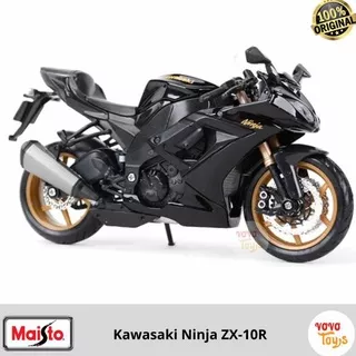 Miniatur Motor 1/12 Kawasaki Ninja Zx-10R Black By Maisto