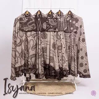 ISYANA MUKENA DEWASA KATUN RAYON BATIK LAWASAN - MUKENA BATIK TERLARIS - ISYANA ARKADEWI - COD