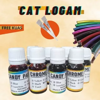 Cat Velg Motor Mobil Pewarna Logam Besi Cat Chrome Pelapis Logam Instant Candy Paint
