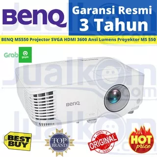 BENQ PROJECTOR MS550 (3600ANSI SVGA 800 X 600 HDMI , TANPA LAYAR ) RESMI