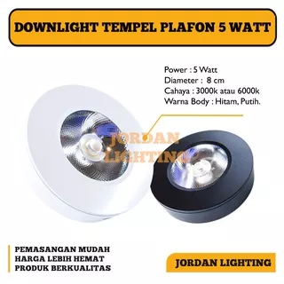 Downlight / Lampu Downlight / LED Downlight / Downlight Outbow Tempel Plafon 5 Watt 5W COB Slim Tipis