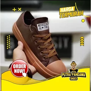 new sepatu Converse kulit pendek