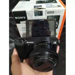 SONY A5100 Lensa 16-50mm F3.5 Kamera Mirrorless -Fullset