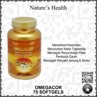 Natures Health / Nature`s Health OMEGACOR Omega-3 Fish Oil 75 Softgels