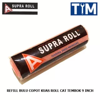 SUPRA ROLL Refill Bulu Copot Kuas Roll Cat Tembok 9 INCH - ORANGE