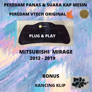 Best Exclusive Vtech ORI, Peredam Panas dan Suara Kap Mesin MITSUBISHI MIRAGE