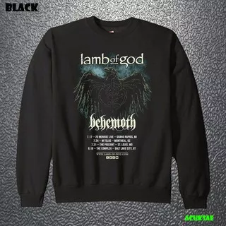 SWEATER CREWNECK JAKET HOODIE BAND MUSIC LAMB OF GOD OVERSIZE UNISEX THRIFT COD