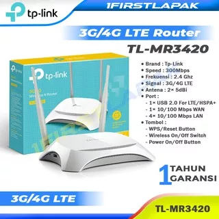 Router 4G LTE TP-LINK TL-MR3420 Wireless Router 300Mbps 4G/3G USB Modem Wifi