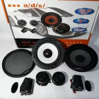 Speaker Split 6 2way ADS AD 6008 W 1 set / 100W max Audio Mobil 6008W