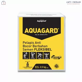 AQUAGARD PELAPIS ANTI REMBES UNTUK KOLAM DAN BAK MANDI 2,5 KG