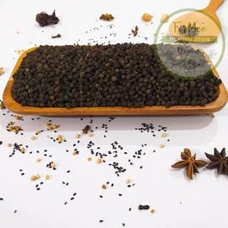 500gr Lada hitam utuh / Black Pepper Corn / JSR / Rempah PREMIUM