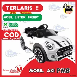 MOBIL Aki Mobil LISTRIK Anak PMB MINI COOPER M 7188 AKI  Mainan Anak Tricycle M7188 Murah ORIGIN SNI