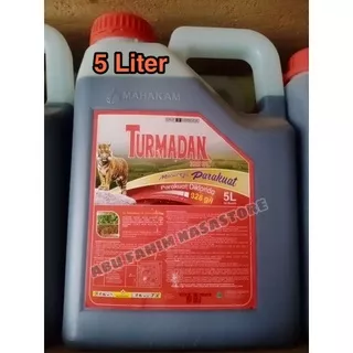 HERBISIDA TURMADAN 328 SL 5 LITER / RACUN KONTAK / RACUN RUMPUT DAUN LEBAR / RACUN ANAKAN KAYU