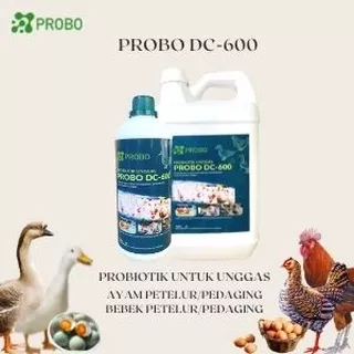 SUPLEMEN PROBIOTIK VITAMIN PENGGEMUK Hewan Ternak Ayam Bebek Unggas 1 Liter PROBO DC-600