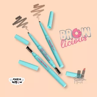 Marshwillow Browlicious Matic Eyebrow by Natasha Wilona / Pensil Alis Sisir Marshwillow