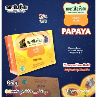 #MUSTIKA RATU# SABUN MANDI PEPAYA 85gr~BODY SOAP PAPAYA