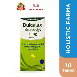DULCOLAX TABLET 5 mg (1 Box isi 10 tablet) | Mengatasi Sembelit / Susah BAB / Konstipasi