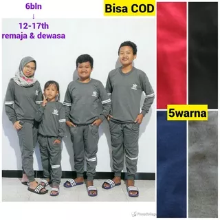 COD Setelan joger sport anak 1-17TH Stelan switer anak Setelan jogger anak remaja dan dewasa [SJ]