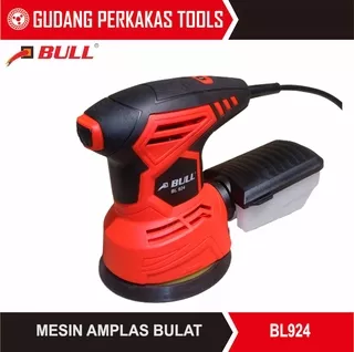 Mesin Amplas Bulat / Orbital Sander BL924 BULL