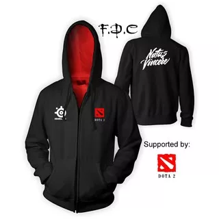 Jaket DOTA 2 Natus Vincere Zipper / Size S M L XL XXL XXXL XXXXL XXXXXL / Navi Gaming / Promo Murah