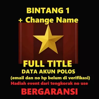 Char PB B1/BINTANG 1 FULL TITLE DATA POLOS