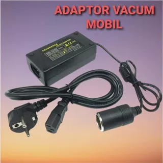 ORIGINAL // Adaptor AC KE DC 12V 5A Pompa Ban Mobil Adaptor Vacum Cleaner Mobil ke Listrik Rumah