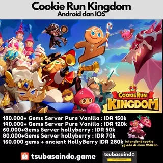 Cookie Run Cookierun Kingdom Android dan IOS akun starter timbunan