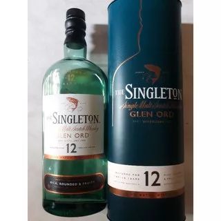 Botol kosong miras Whisky Singleton 12 import unik