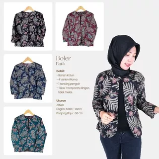 Outer Bolero Batik Lengan Panjang - Naira Batik