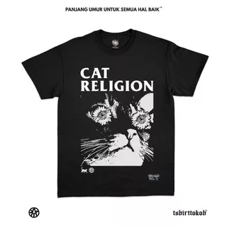 Tshirttokoh - Kaos Cat Religion | Cat 02
