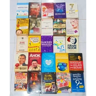 Obral buku bacaan motivasi // pengembangan diri // bisnis // investasi // inspirasi // self development // healing // improvement // enterpreneur // superpreneur // biografi // leadership // karakter // komunikasi //