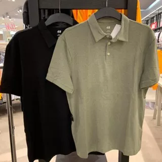 Polo shirt cowok H&M sale