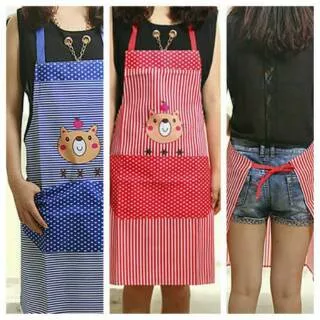 Apron celemek / clemek masak / seragam koki chef baju masak / waiter apron /clemek waiters  uniform