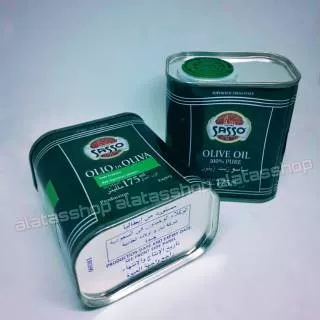 100% pure olive oil - minyak zaitun SASSO 175ml original itali