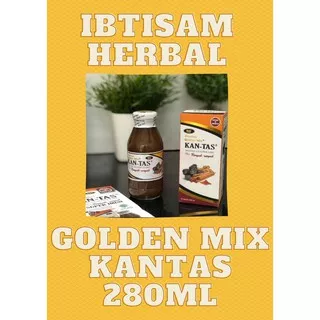 Herbal Kan-tas Golden Mix Kantas 280ml Obat kanker / HIV / Benjolan Original