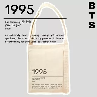 Totebag BTS Custom Sling Bag Canvas Tas Kanvas Tote Bag Bangtan NAMJOONING